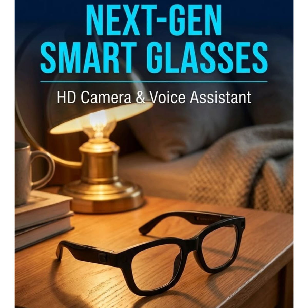 AIMB G2 AI Camera Glasses – 8MP, 1080P Video, Bluetooth & Voice Assistant