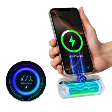 5000mAh Mini Power Bank with LED Display