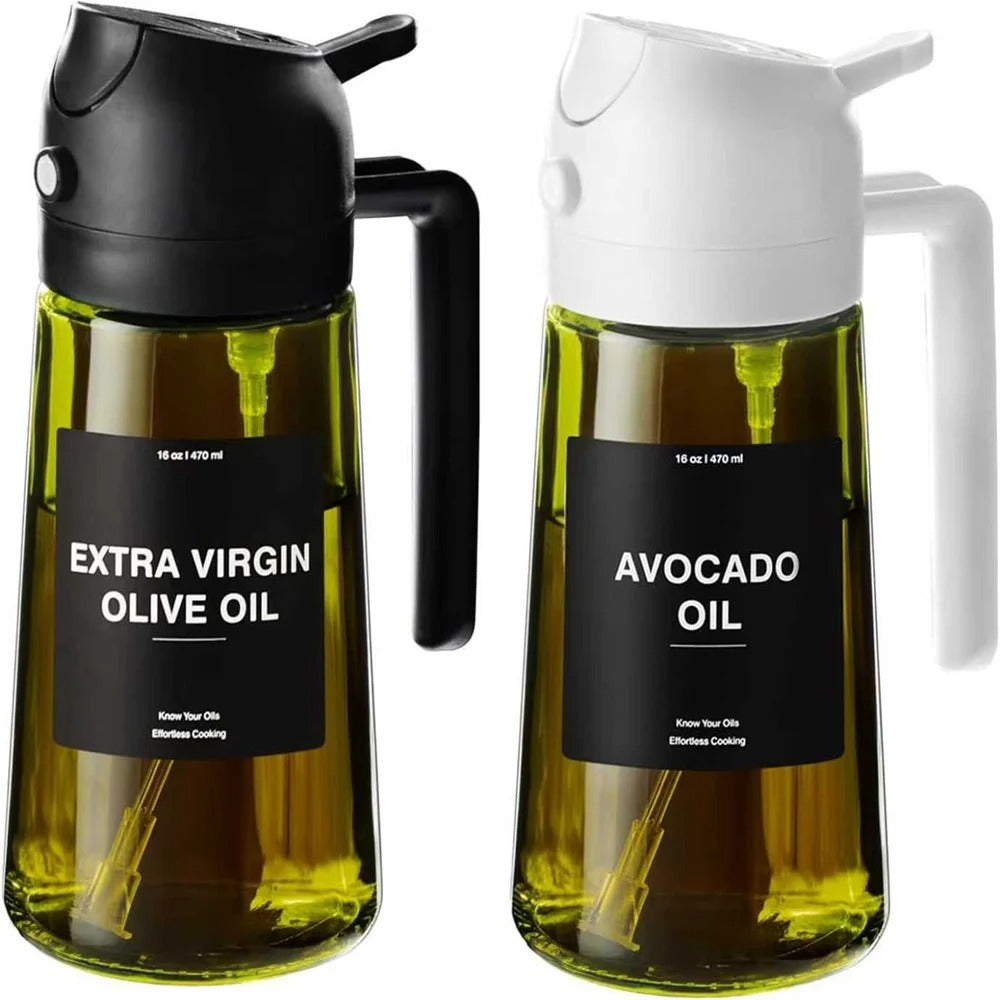 470ML 2-in-1 Oil Spray Bottle