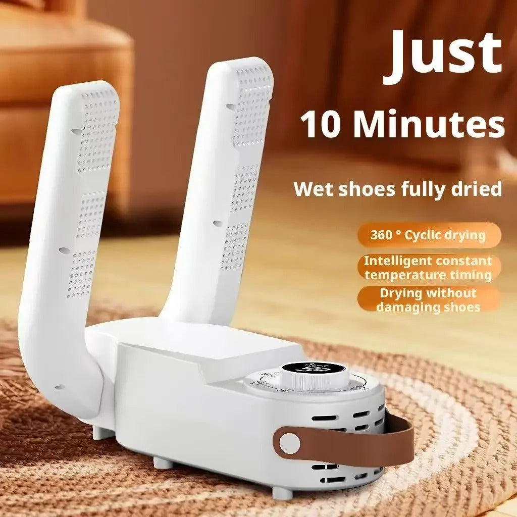 SmartDry Pro Shoe Dryer – Adjustable Timer, Deodorizing & Quick-Dry Shoe Warmer