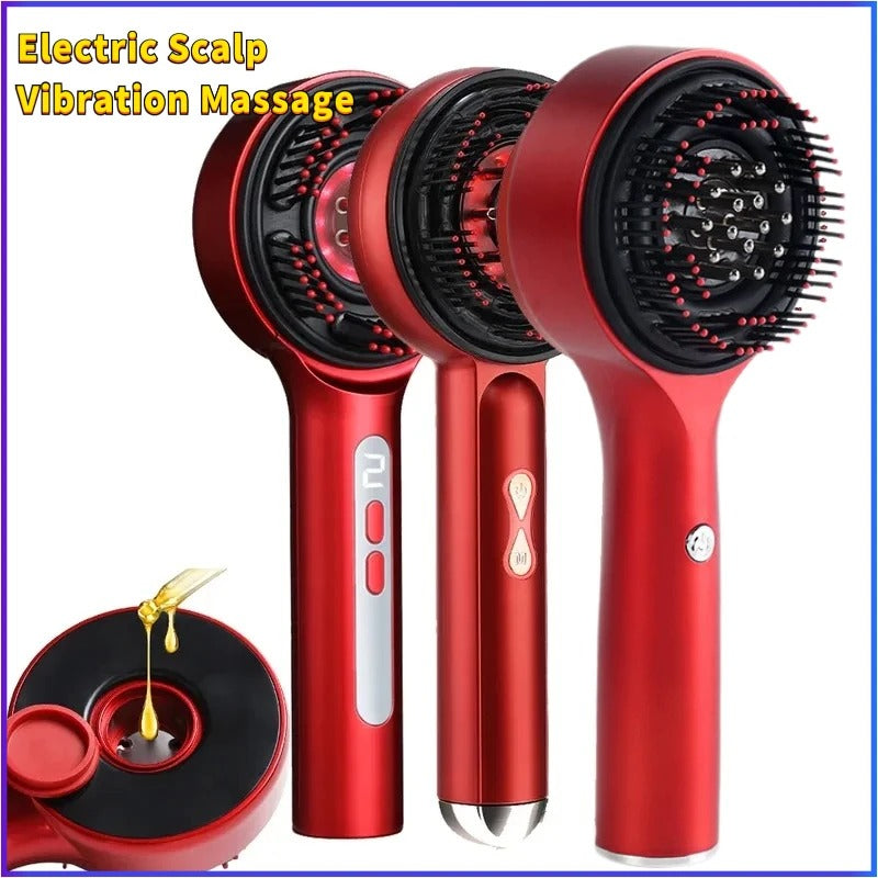 Scalp Massage Brush with Oil Applicator