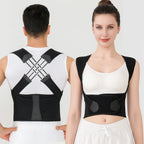 Adjustable Back Posture Brace – Breathable Spine & Shoulder Support Belt