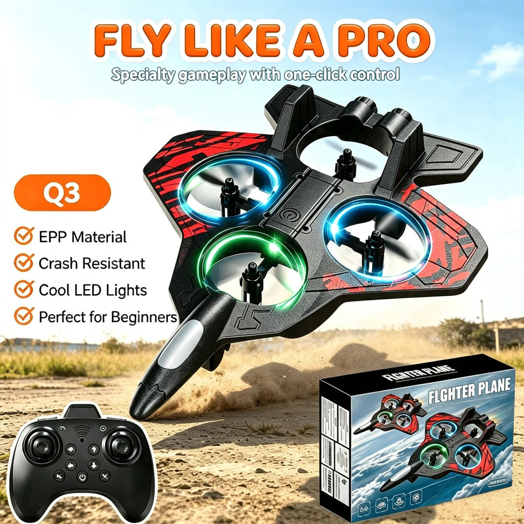 TAK TAK RC Fighter Jet Drone Toy