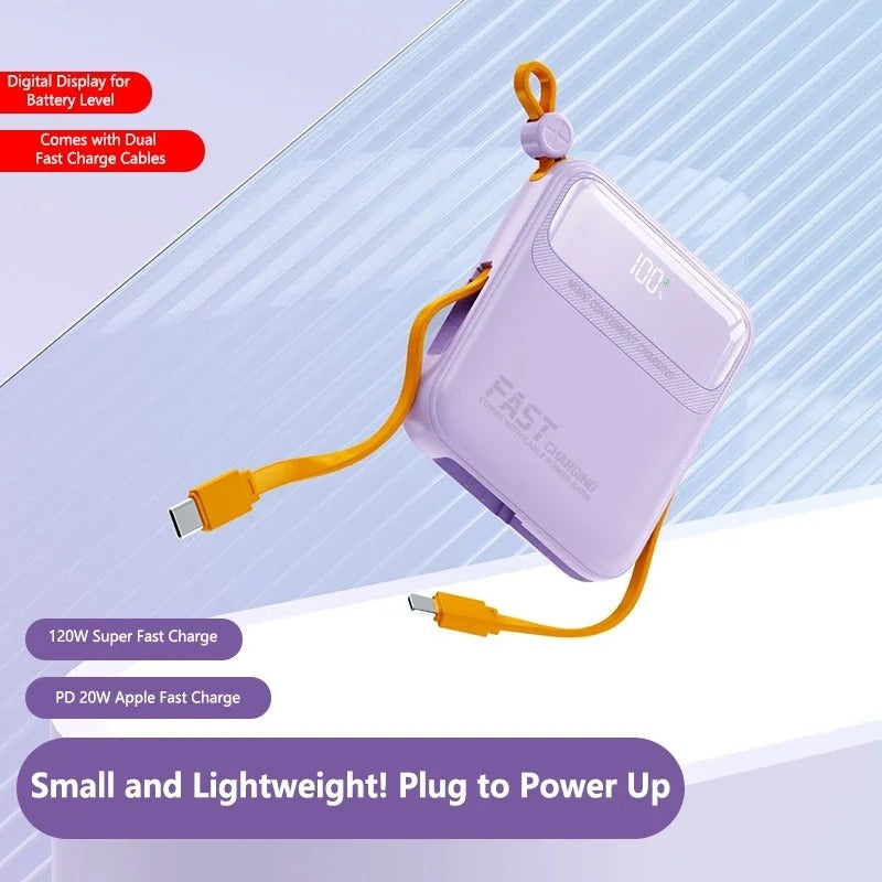 Lenovo 50000mAh 120W Fast Charging Power Bank