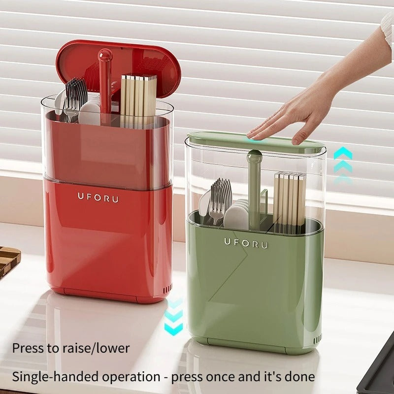 Hanging Cutlery &amp; Chopstick Storage Rack