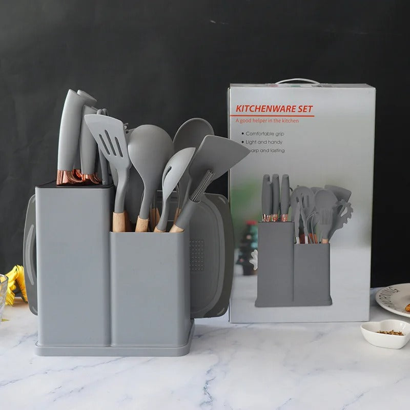 KITCHEN UTENSILS 19 PC