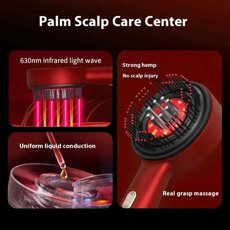 Scalp Massage Brush with Oil Applicator