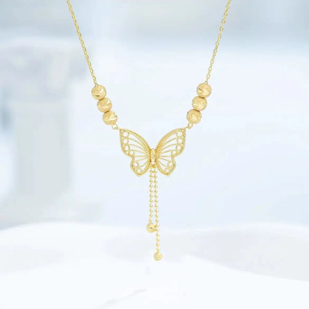 Gold plated Butterfly Necklace for Women