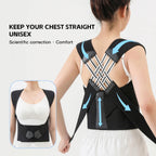 Adjustable Back Posture Brace – Breathable Spine & Shoulder Support Belt
