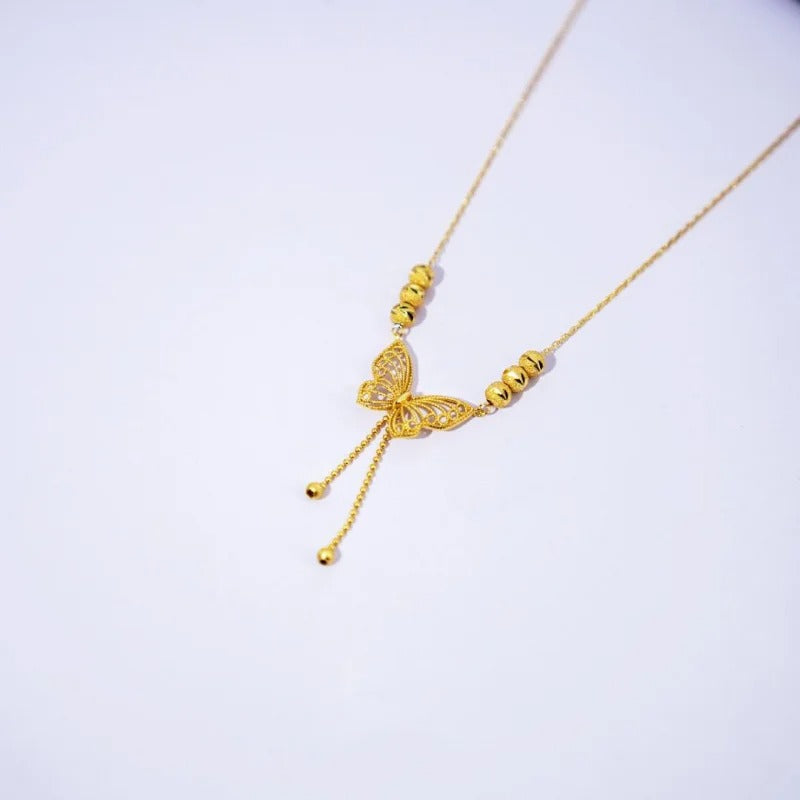 Gold plated Butterfly Necklace for Women