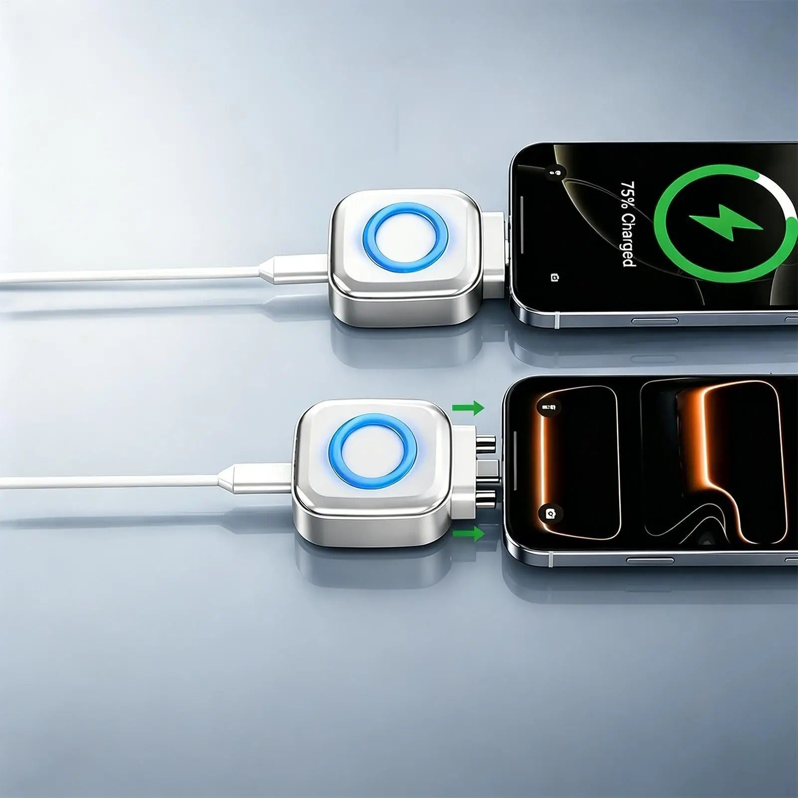 AI Smart Auto-Stop Charging Adapter