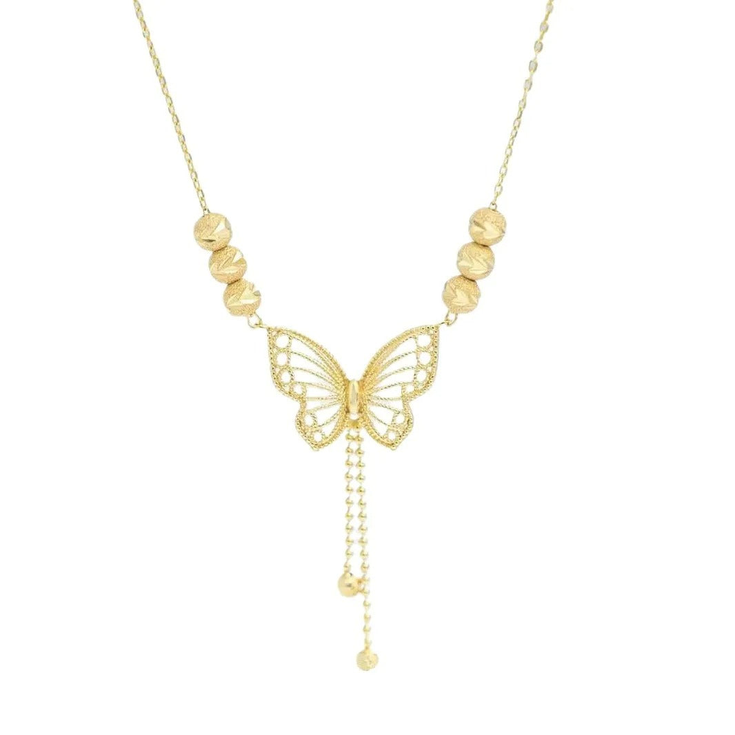 Gold plated Butterfly Necklace for Women