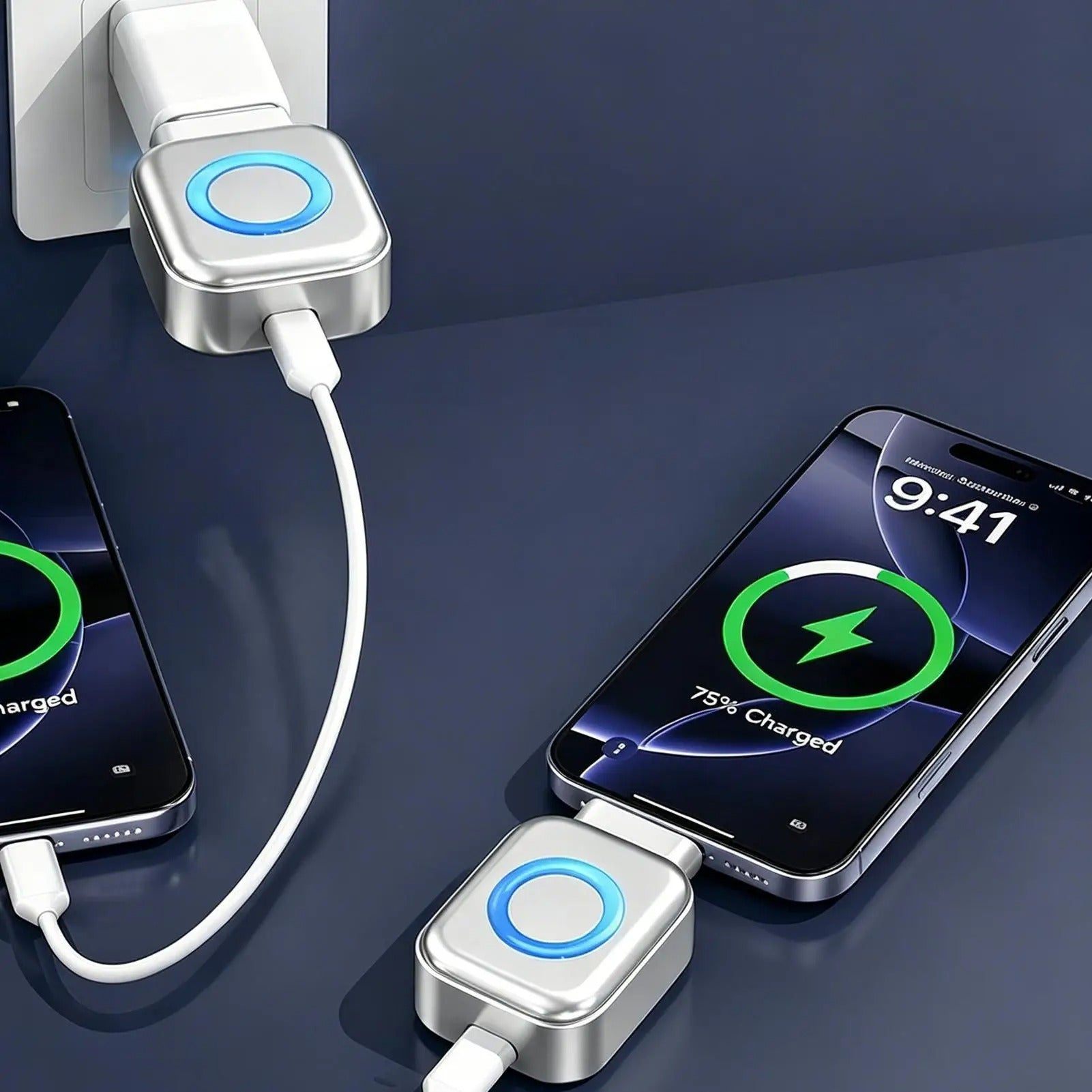AI Smart Auto-Stop Charging Adapter