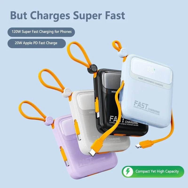 Lenovo 50000mAh 120W Fast Charging Power Bank