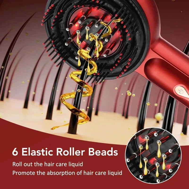 Scalp Massage Brush with Oil Applicator