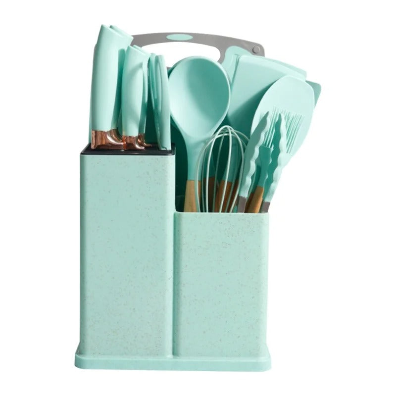 KITCHEN UTENSILS 19 PC