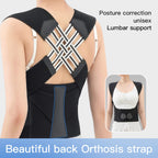 Adjustable Back Posture Brace – Breathable Spine & Shoulder Support Belt