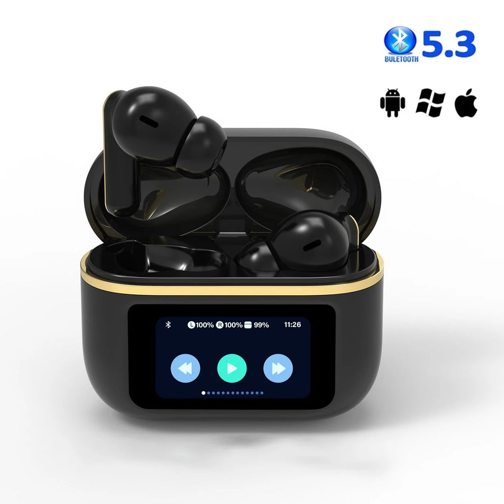 LED Display Earbuds