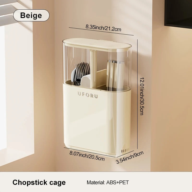 Hanging Cutlery &amp; Chopstick Storage Rack