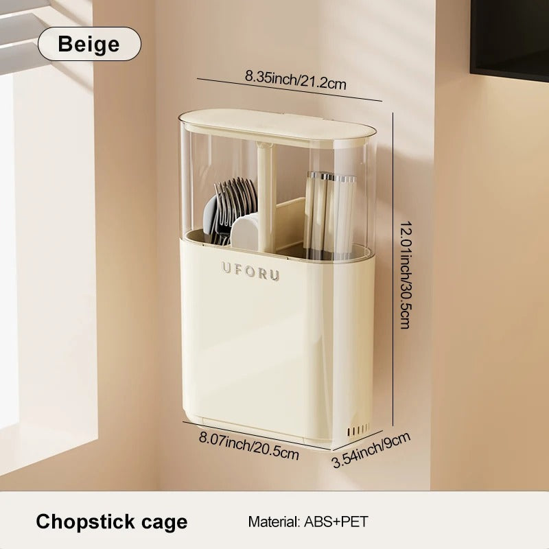 Hanging Cutlery &amp; Chopstick Storage Rack